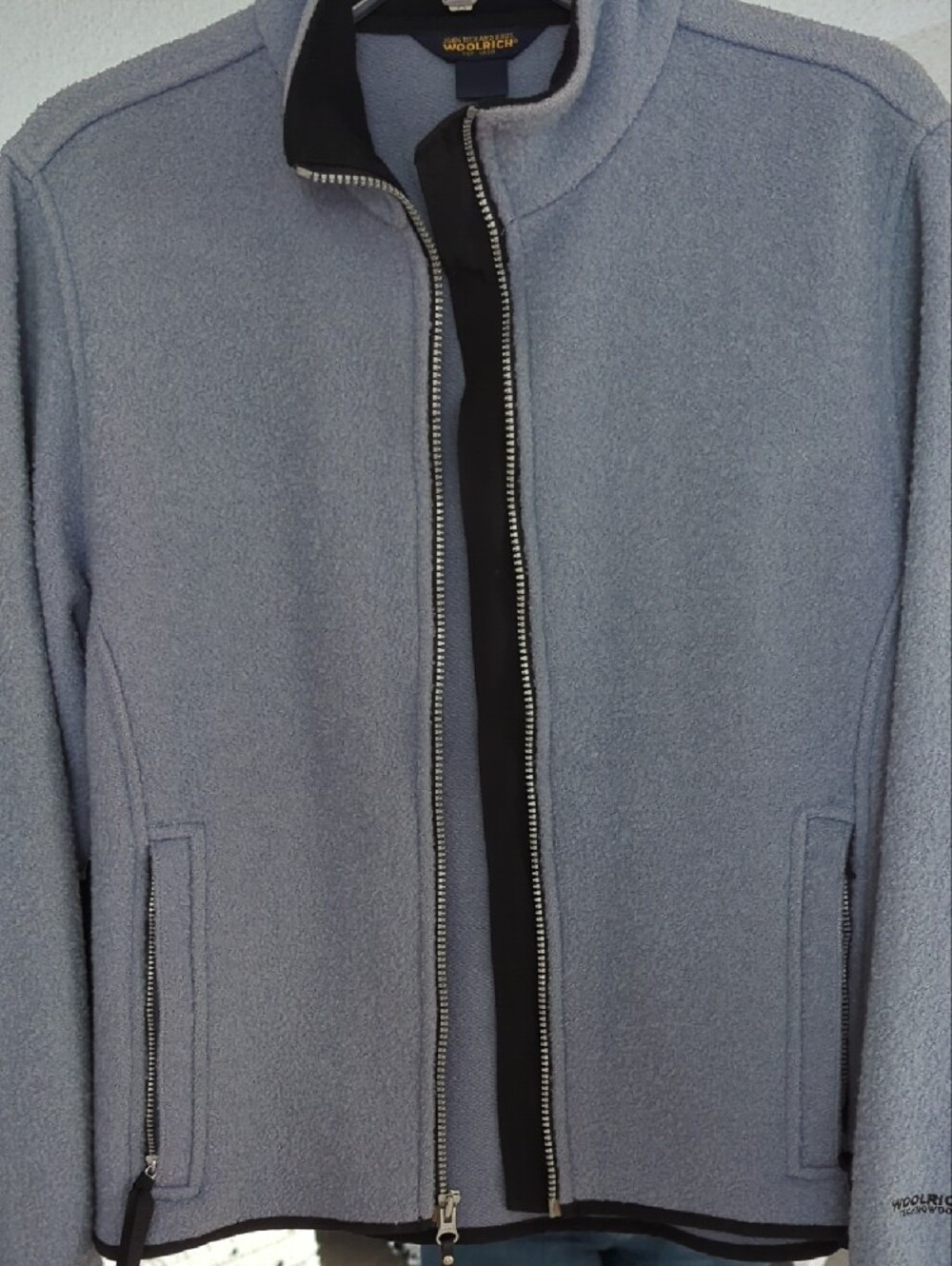 Woolrich Women's  Gray Full-Zip Fleece Jacket - Picture 4 of 11